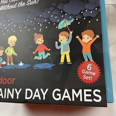 Nifty Indoor Rainy Day Games Kit. 6 Classic Game Set Ages 14 And Up