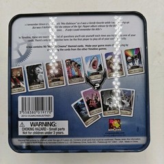 Timeline Music & Cinema Edition Card Game Tin Box Asmodee 2016 Complete