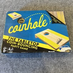 Hasbro Coinhole Game Tabletop Coin Cornhole Party Quarter Drinking Game – NEW
