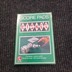 Vintage Kismet Game of Yacht 1975 Lakeside No. 8338 Score Pads 4 Pack