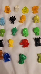 Lot 36 Gogo’s Crazy Bones Various Colors & Series – Satori – Translucent, Used