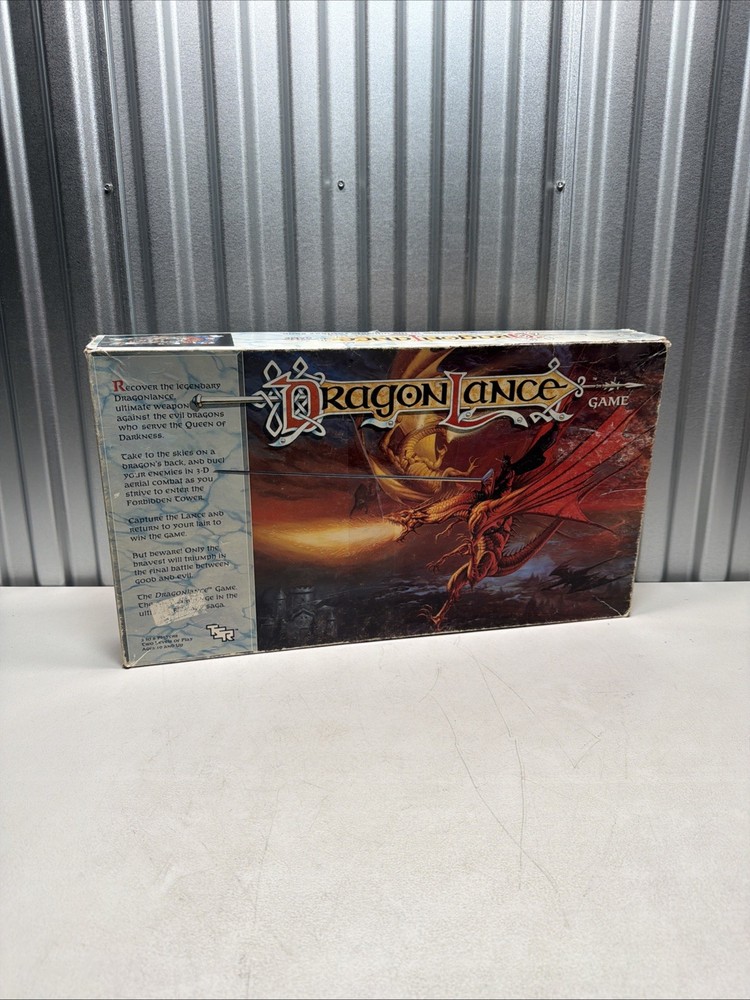Dragonlance Board Game TSR Vintage Dungeons & Dragons 1988 – Incomplete