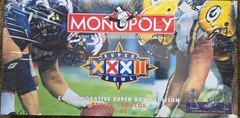 Vintage USAOPOLY Monopoly Super Bowl XXXII Commemorative Edition Board Game 1999