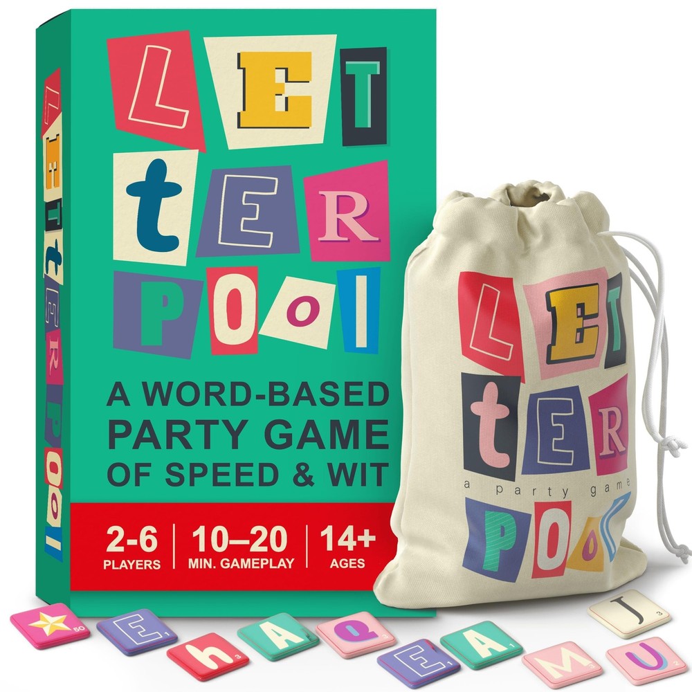 Letterpool: 2-6 Players Board Games for Adults, Family, Teens, Trivia, Word &…