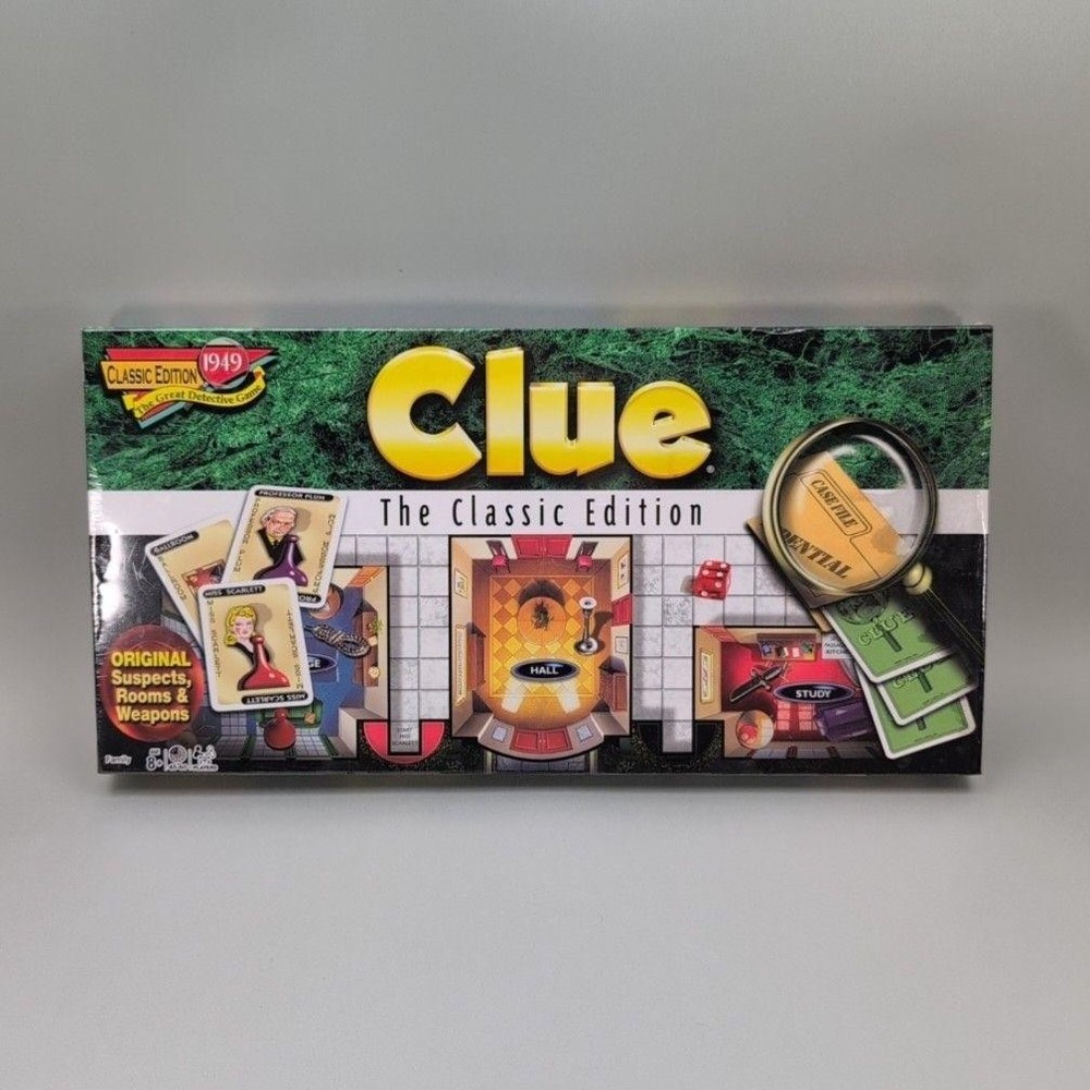 Winning Moves Games Clue Classic Edition Board Game Family Age 8+ Multicolor