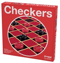 Pressman Checkers — Classic Game With Folding Board and 5″,