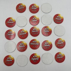 Pokemon Pogs Collectible Set Various Characters & Animals Lot Of 23
