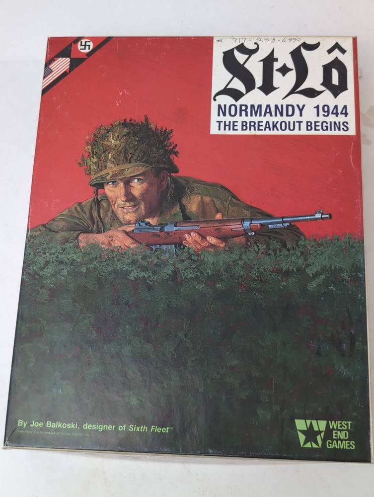 ST LO Normandy 1944 The Breakout Begins #10080 – 1986 West End Games