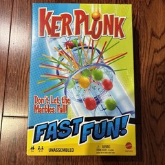 Mattel KerPlunk Kids Game, Easy-to-Learn Family Game for 2 to 4 Players NEW