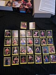 WWF Cardinal Trivia Card Game Complete. 1st ed. The Rock Stone Cold Rookie mint!