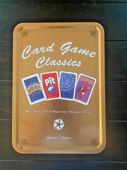 Card Game Classic Gold Tin Collectors Edition 4 Games – COMPLETE