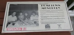 Vtge 1983 HOMETOWN MONOPOLY Washington DC by Dave Colbert Citigames of America
