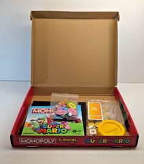 100% COMPLETE! HASBRO MONOPOLY JUNIOR SUPER MARIO COIN SOUND UNIT WITH BATTERIES