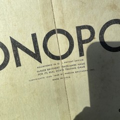 Monopoly White Box Set by Parker Brothers INC 1946, 2-8 players of ages 8-adult