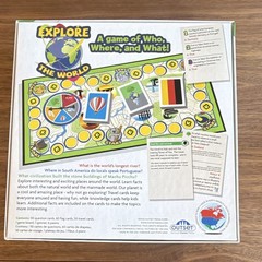 OUTSET Explore the World Educational Board Game 2-6 Players Age 7+
