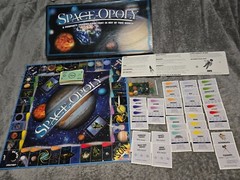 Spaceopoly Property Trading Board Game by Late For The Sky 100% COMPLETE