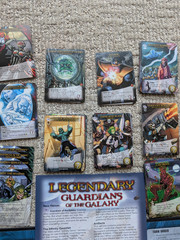 Legendary: Marvel Deck Building Game – Core game, Dark City Expansion, and GOTG