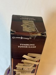 Classic Game Mini Wooden Blocks Tumbling Game 72 Pc Crafts Or Playing New Sealed