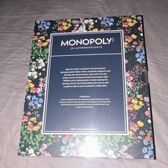 MONOPOLY Monopoly for Anthropologie Limited Edition Floral Board Game Ages 8+