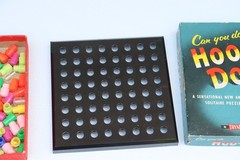 Hoodoo 1950s Vintage Game Voodoo Peg Puzzle Solitaire Tryne Games Hoo-Doo