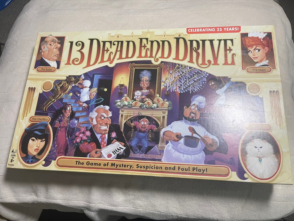 13 Dead End Drive Board Game Replacement Part-Game Board Only!