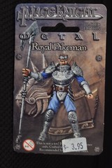 Mage Knight Limited Edition Metal Mini ~ Royal Pikeman 533~ Sealed!