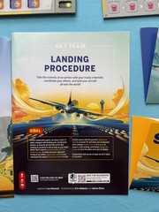 Sky Team Prepare For Landing Board Game by Luc Remond, 2023 Scorpion Masque 100%