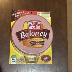 Brand New Sealed The Game of Baloney Family Fibbing Party Game TDC Games 1986