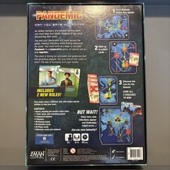 Pandemic Board Game 100% Complete by Matt Leacock 2013 Z-Man Games Save Humanity