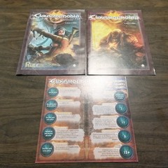 Claustrophobia & De Profundis Expansion 100% Complete RPG Miniature Board Game