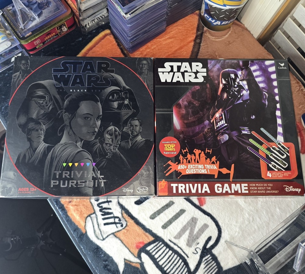 Star Wars Trivial Pursuit & NEW Trivia Game 650+ Questions (See Description)