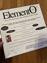 RARE / ELEMENTO Periodic Table Learning Board Game 1996 Science Fun! *COMPLETE*
