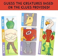 Curious Creative Creature Inventing Game Kids & Adults Family Board Games Night