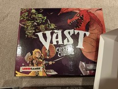Vast The Crystal Caverns Board Game with Miniatures Expansion Used Complete