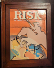 Risk Global Domination Board Game | Vintage Collection | Wooden Box for Shelf
