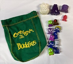 Gogos Crazy Bones Mixed Lot With Aliens Eggy Glitter Plus and Collector’s Pouch