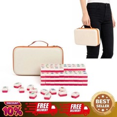 Maison Lude Cirquejong Mahjong Tiles 160 Tiles with Carrying Case Blooming!