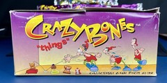 10 Sealed Packs GoGo’s Crazy Bones Things & Empty Display Box