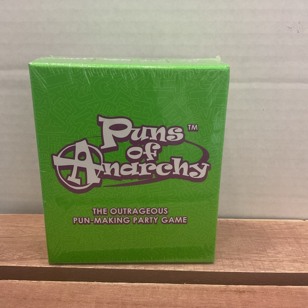 Puns Of Anarchy The Outrageous Pun Making Party Game NEW