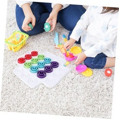 Color Matching Strategy Board Game – Plastic Puzzle Game for Kids & Family