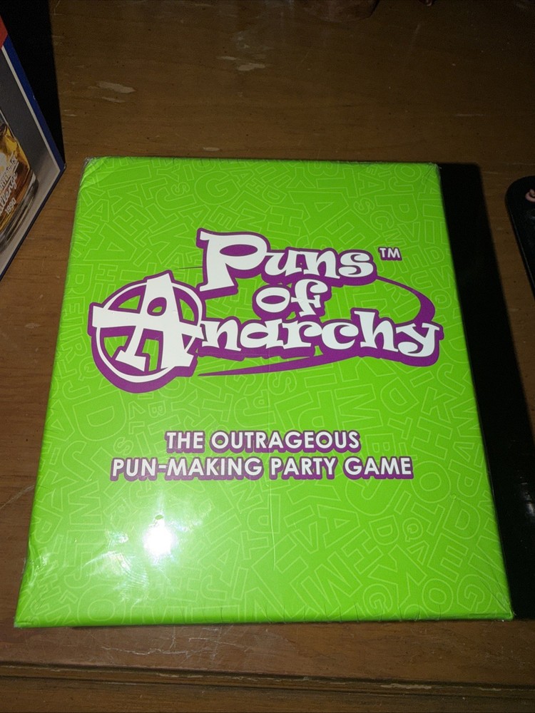 Puns of Anarchy Board Game – Adult Pun Making Party Game – Sealed New 2020