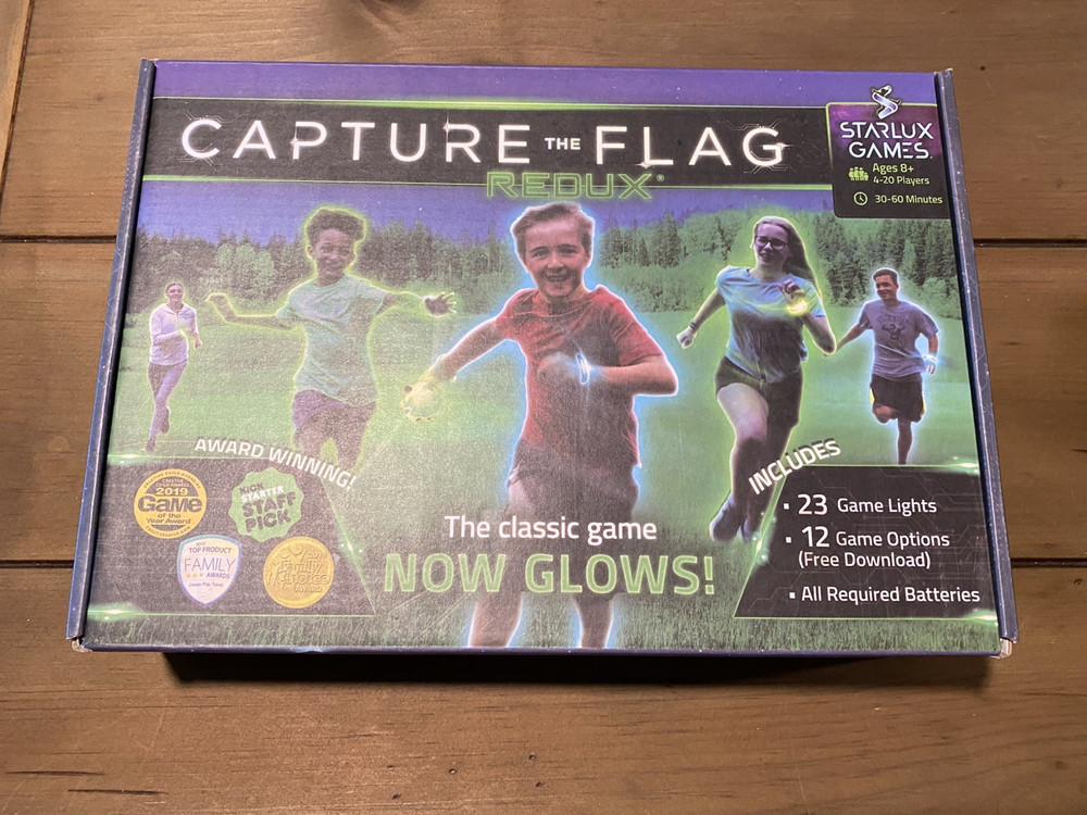Capture The Flag Game Redux Glow in The Dark Outdoor Game Starlux Games Open Box