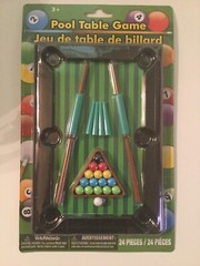 mini pool table game football finger game bundle new