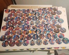 10 Sheets UnPunched Pogs Milk Caps Game Cap club, presidents + bonus boards