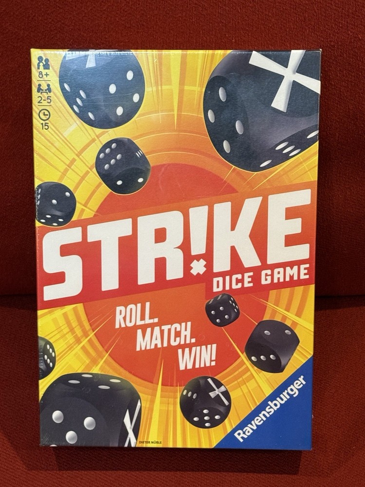 STRIKE Dice Game 2020 Ravensburger Ages 8-99, 2-5 Players, 15 min