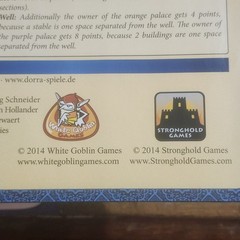 Medina Stronghold Games New Edition Board Game Complete 2014 Pre-owned