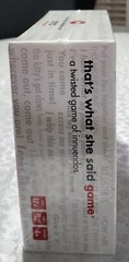 That’s What She Said – The Twisted Party Game, New, Sealed box