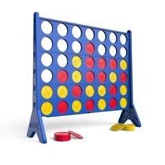Connect 4 Oversized Edition Game – Giant Classic Four-In-A-Row Family Fun – Indo
