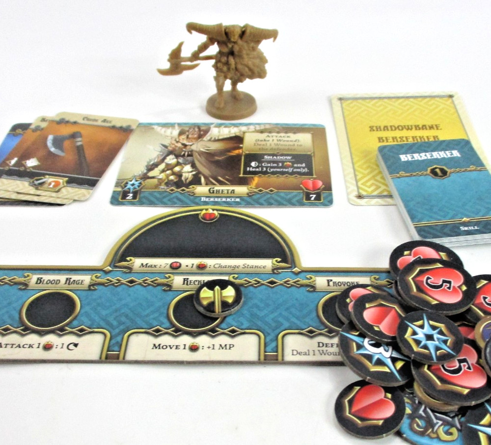 MASSIVE DARKNESS 2: Hellscape GHETA Hero Mini & Cards NEW!!