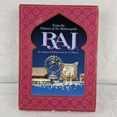 Vintage 1995 Raj Board Game Winning Moves Complete Bidding Game India Theme